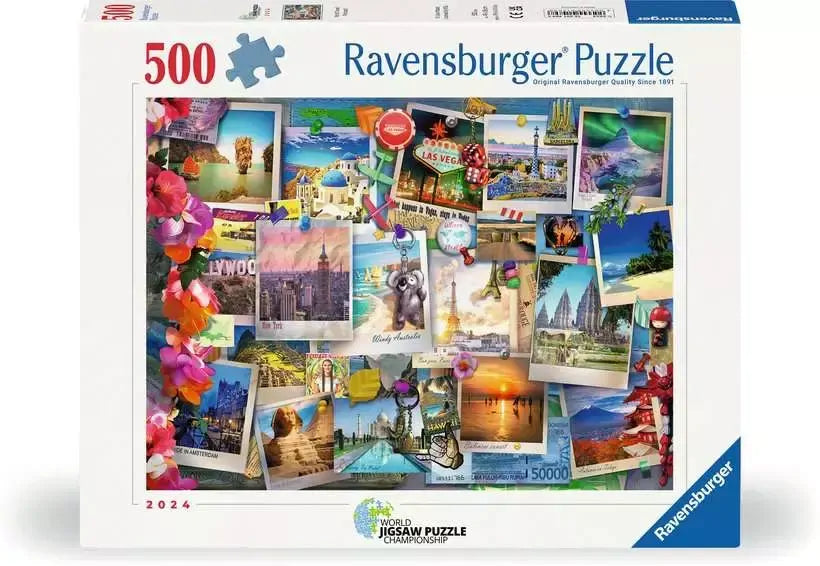 Ravensburger World Travel Pinboard 500pc Puzzle