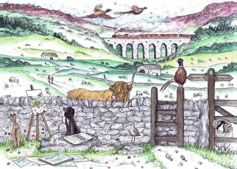 Ravensburger Yorkshire Dales 1000pc Puzzle