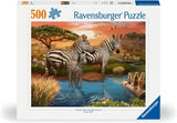 Ravensburger Zebras at Waterhole 500pc Puzzle