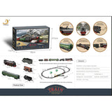 RC Steam Train Set with Lights & Steam Effect - Classic Oval Track
