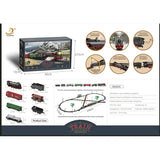 RC Steam Train Set with Lights & Steam Effect - Deluxe Bridge Track