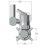 RCGF STINGER 35cc 2 Stroke Gasoline Engine - Hobbytech Toys