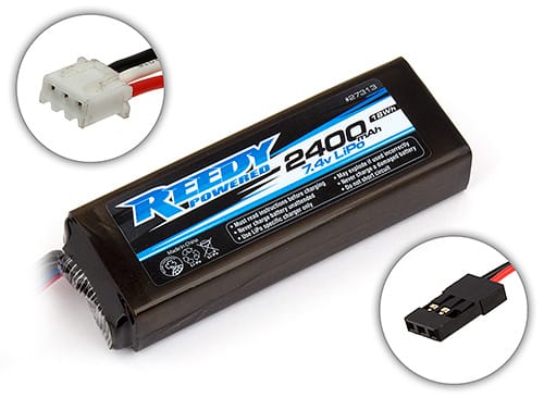 Reedy LiPo Pro TX/RX 2400mAh 7.4V Flat 27313