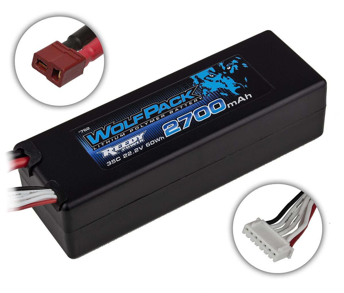 Reedy WolfPack LiPo 2700mAh 35C 22.2V, T-plug [0762]