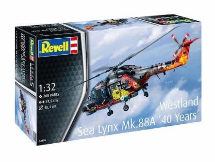 Revell 03806 1/32 Westland Sea Lynx MK.88A (40 Years Special Edition) - Hobbytech Toys