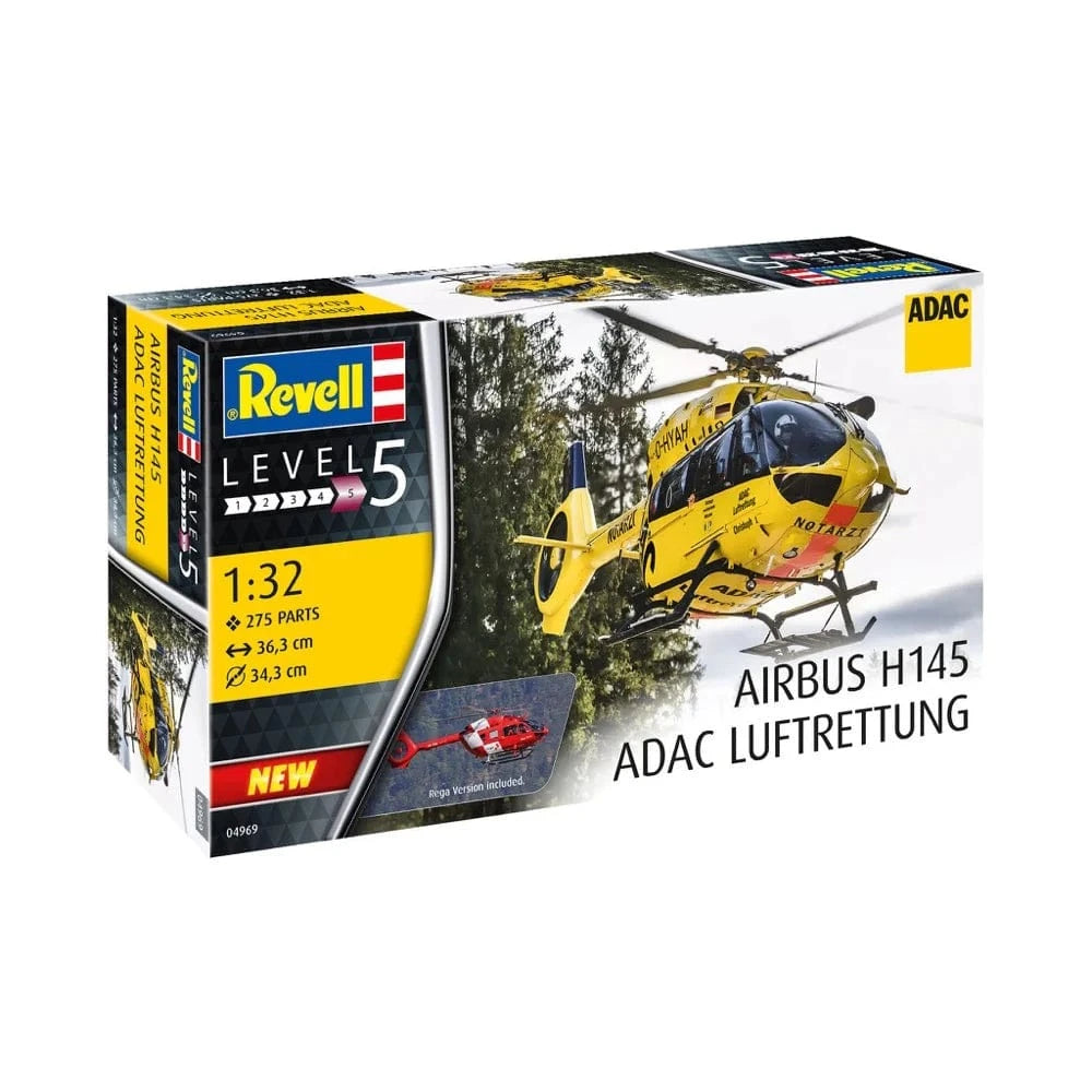 Revell 04969 1/25 NH145 ADAC/REG Helicopter Plastic Model Kit