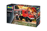 Revell 07512 1/24 Mercedes-Benz Unimog U 1300 TLF 8/18 Plastic Model Kit - Hobbytech Toys