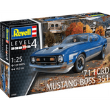Revell 07699 1/25 1971 Mustang Boss 351 Plastic Model Kit - Hobbytech Toys