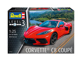 Revell 07714 1/24 Corvette C8 Coupe Plastic Model Kit - Hobbytech Toys