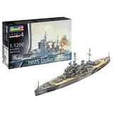 Revell 1/1200 Battleship HMS Duke of York Plastic Model Kit [05182] - Hobbytech Toys