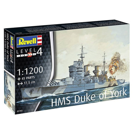 Revell 1/1200 Battleship HMS Duke of York Plastic Model Kit [05182] - Hobbytech Toys