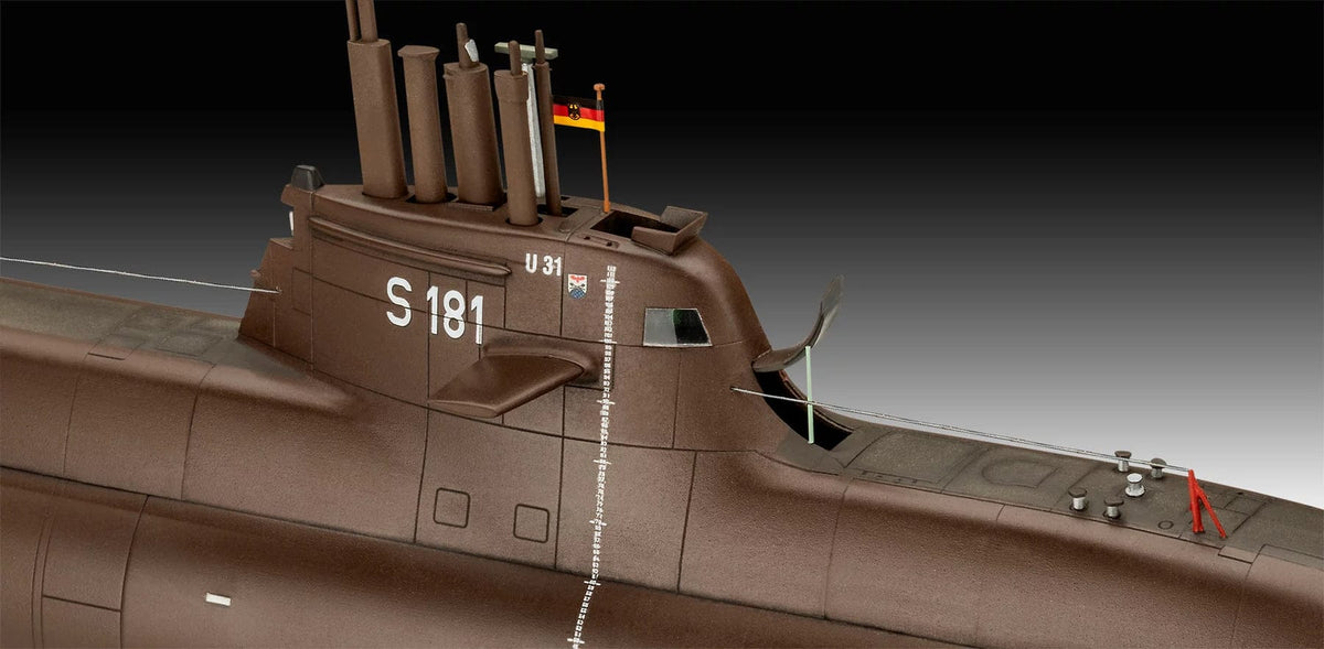 Revell 1/144 70 Years Bundeswehr Wilhelm Bauer Type 206A Class 2 Model Kit