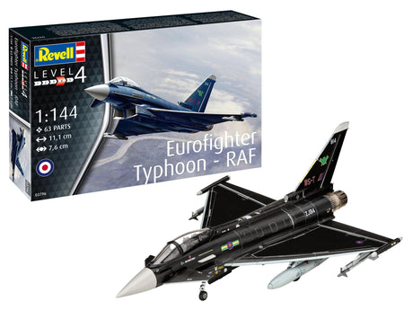 Revell 1/144 Eurofighter Typhoon - RAF Plastic Model Kit [03796] - Hobbytech Toys