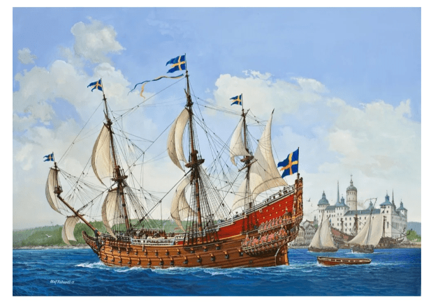 Revell 1/150 Swedish Regal Warship "Vasa" Plastic Model Kit [05414] - Hobbytech Toys