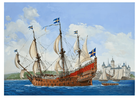 Revell 1/150 Swedish Regal Warship "Vasa" Plastic Model Kit [05414] - Hobbytech Toys