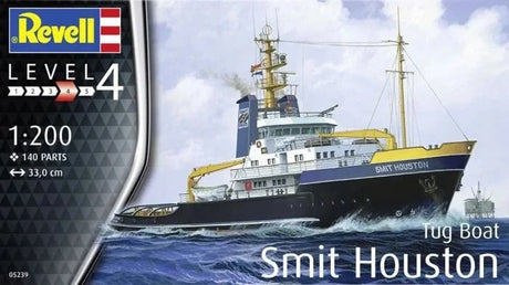 Revell 1/200 Smit Houston Tug Boat Plastic Model Kit [05239] - Hobbytech Toys