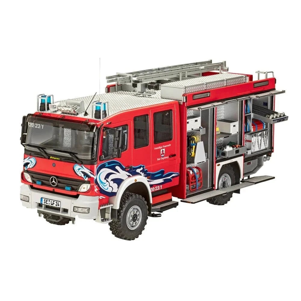 Revell 1/24 Schlingmann TLF 16/25 Fire Truck Plastic Model Kit [07586] - Hobbytech Toys