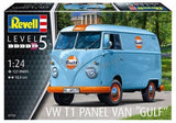 Revell 1/24 VW T1 Panel Van Gulf Decoration Plastic Model Kit [07726] - Hobbytech Toys