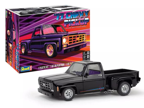 Revell 1/25 1977 Chevy Square Body Street Truck Plastic Model Kit [14552] - Hobbytech Toys