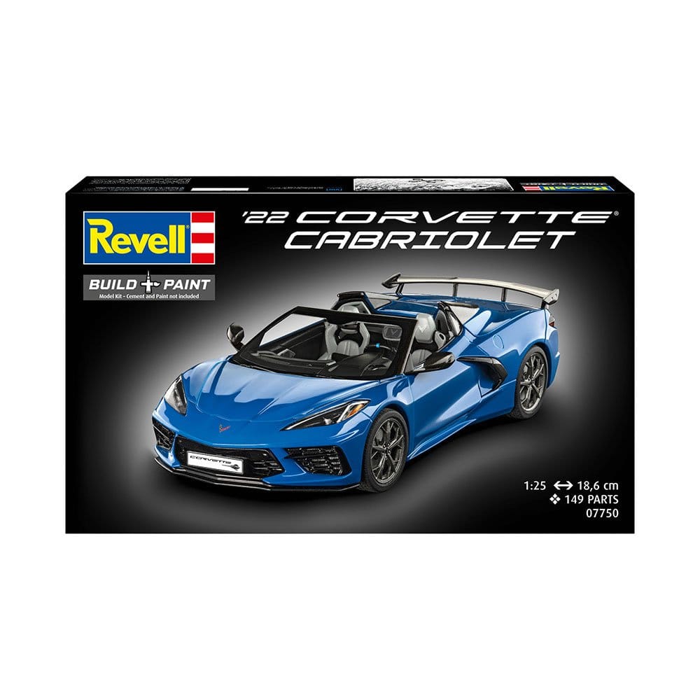 Revell 1/25 Corvette C8 Cabriolet Plastic Model Kit