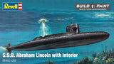 Revell 1/253 SSB Abraham Lincoln with Interior â€“ Plastic Model Kit [05185]