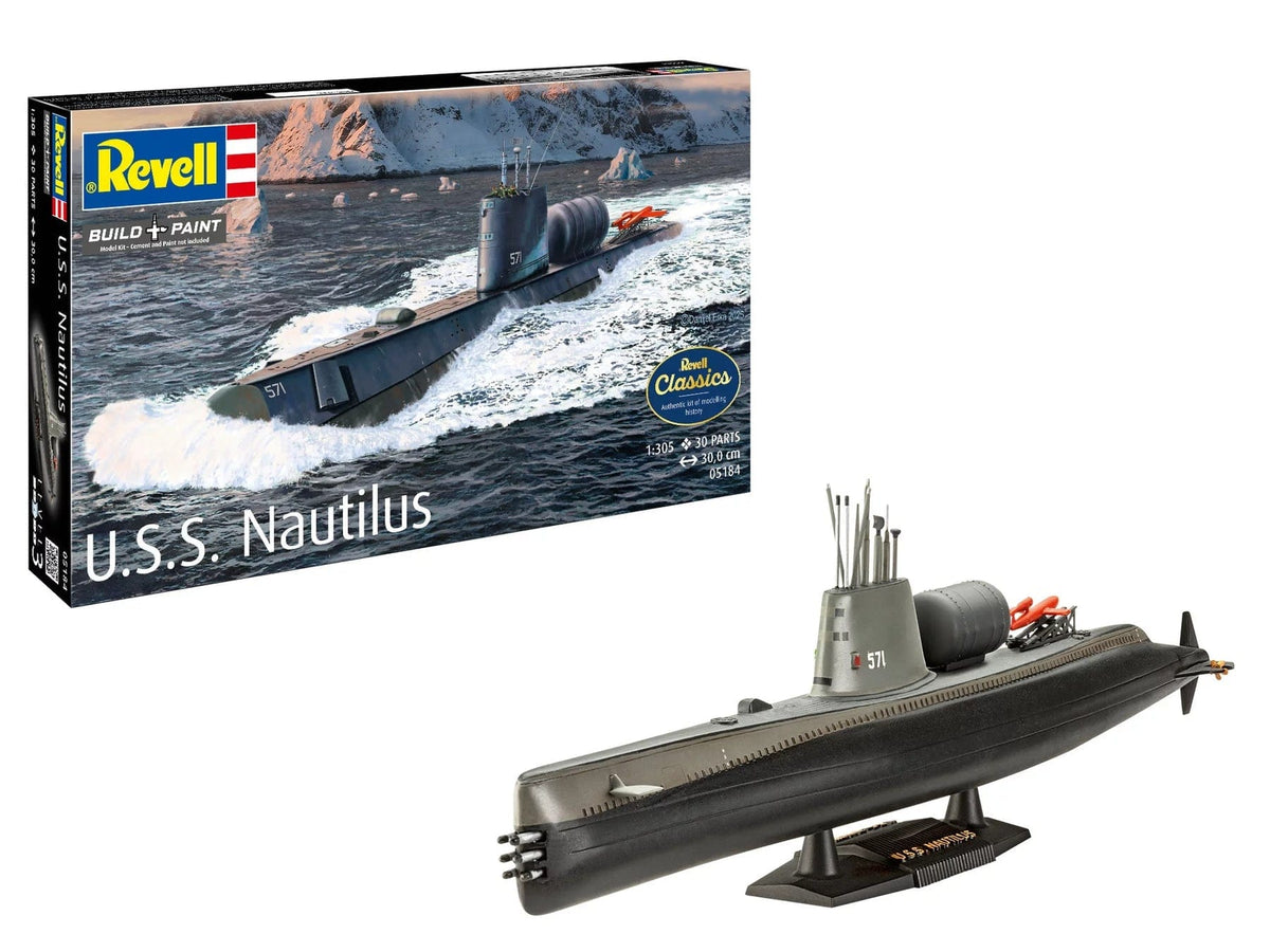 Revell 1/305 USS Nautilus plastic model kit 05184