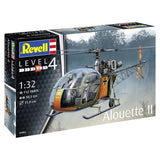 Revell 1/32 Alouette II Helicopter Plastic Model Kit [03804] - Hobbytech Toys