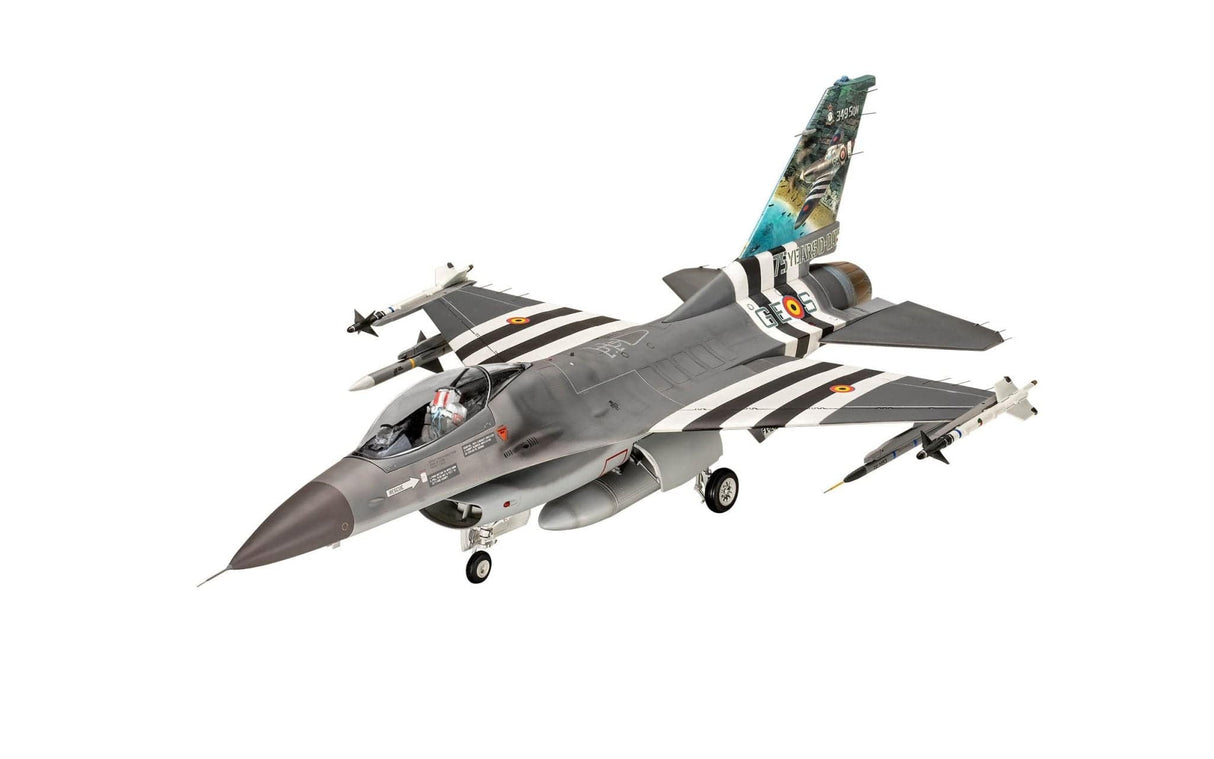 Revell 1/32 F - 16 Falcon 50th Anniversary Plastic Model Kit [03802] - Hobbytech Toys