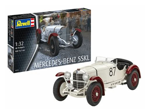 Revell 1/32 Mercedes - Benz SSKL Plastic Model Kit [07737] - Hobbytech Toys