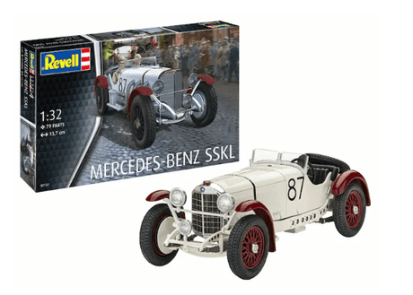 Revell 1/32 Mercedes - Benz SSKL Plastic Model Kit [07737] - Hobbytech Toys