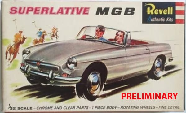 Revell 1/32 MGB Roadster 75 Years model kit 07753