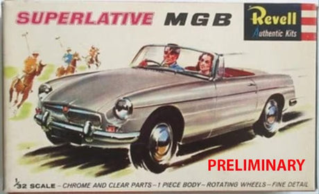 Revell 1/32 MGB Roadster 75 Years model kit 07753