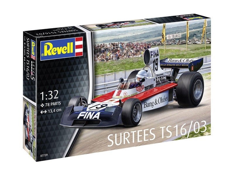 Revell 1/32 Surtees TS16-03 Formula 1 Plastic Model Kit [07739]