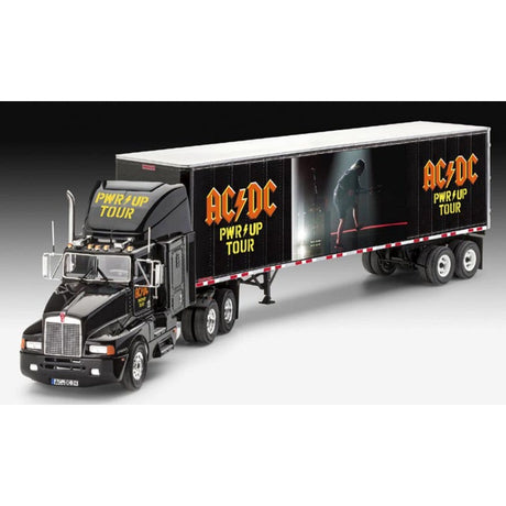 Revell 1/32 Tour Truck & Trailer AC/DC "Power Up" Plastic Model Kit [07731] - Hobbytech Toys