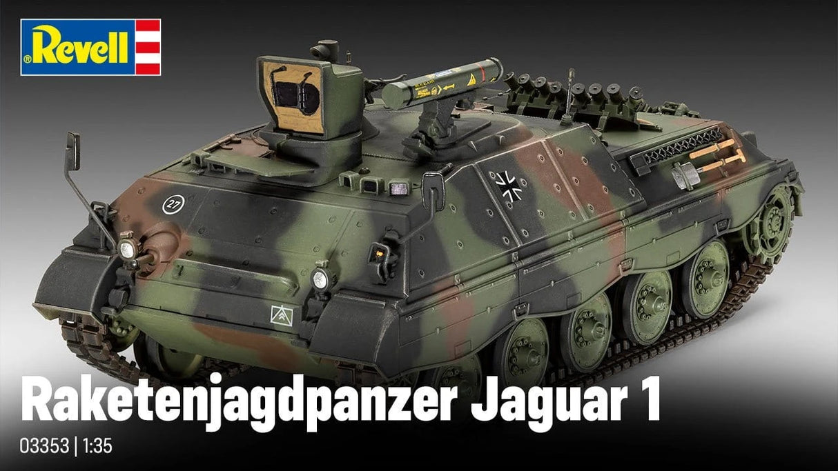 Revell 1/35 Raketenjagdpanzer Jaguar 1 Plastic Model Kit [03353] - Hobbytech Toys