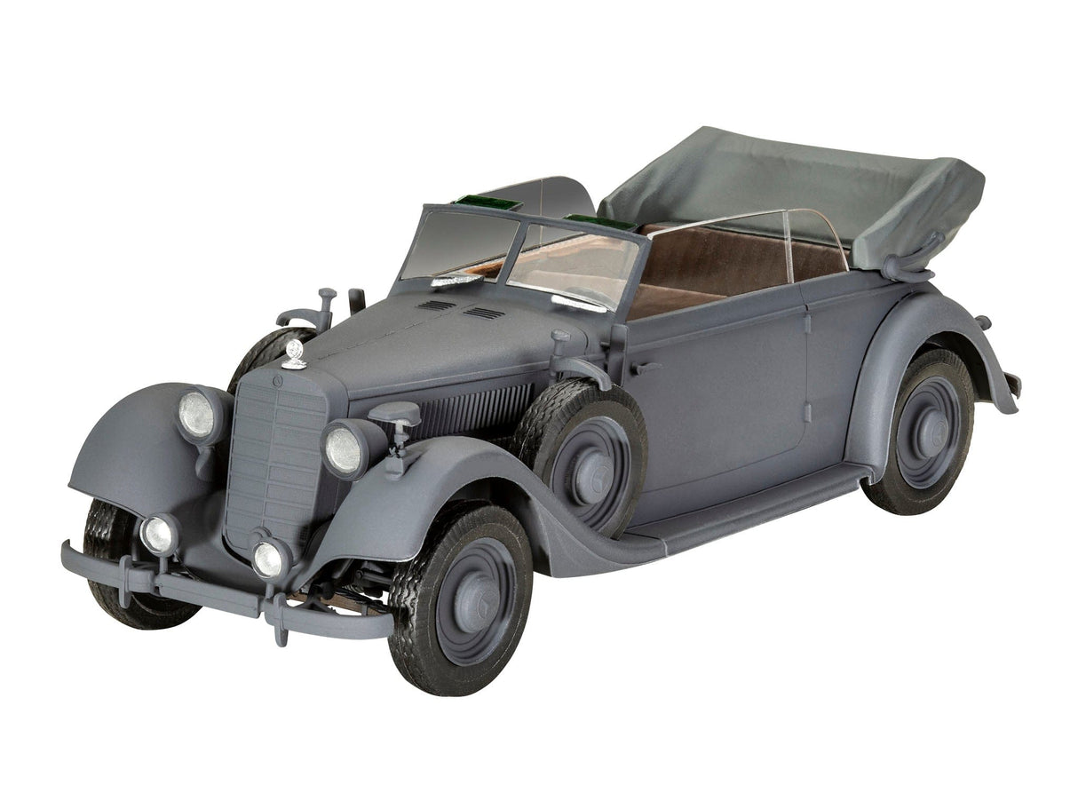 Revell 1/35 Typ 320 (W142) Cabriolet Plastic Model Kit [03354] - Hobbytech Toys