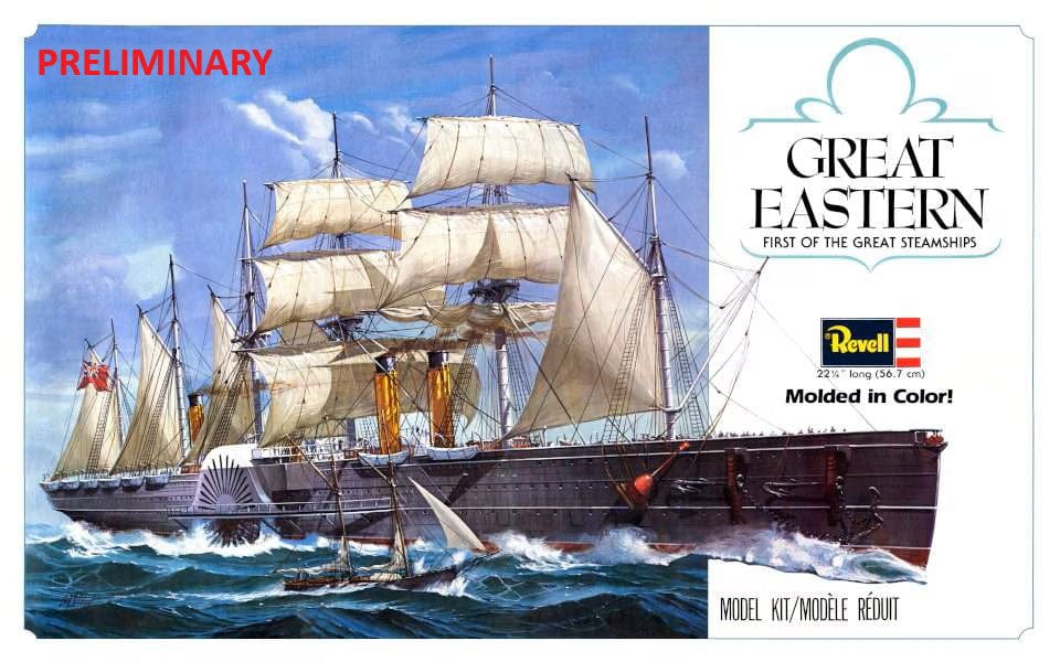 Revell 1/388 Great Eastern 75 Years plastic model kit 05608