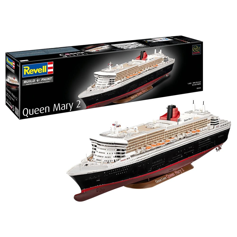 Revell 1/400 Queen Mary 2 Plastic Model Kit