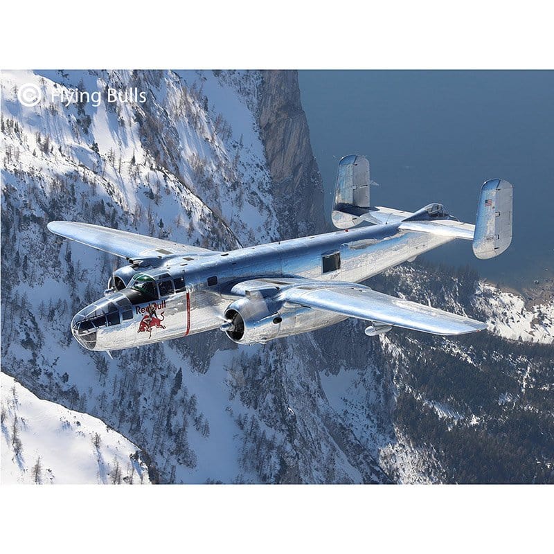 Revell 1/48 B - 25J Mitchell: Flying Bulls 25th Anniversary Plastic Gift Set [05643] - Hobbytech Toys