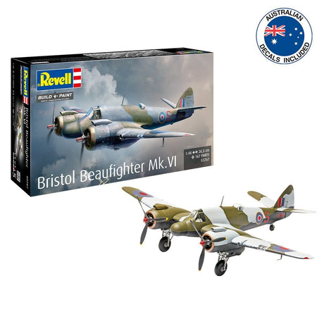 Revell 1/48 Bristol Beaufighter Mk. VI - Australian Decals Plastic Model Kit [03767]