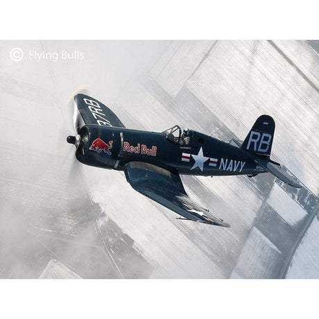 Revell 1/48 F4U - 4 Corsair Flying Bulls 25th Anniversary Plastic Model Gift Set [05641] - Hobbytech Toys