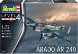 Revell 1/72 Arado AR - 240 Bomber Plastic Model Kit [03798] - Hobbytech Toys