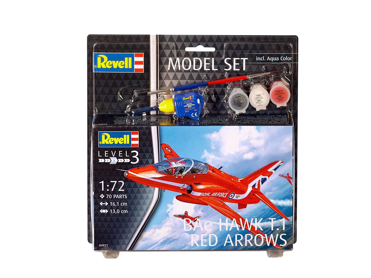 Revell 1/72 BAE Hawk T.1 Red Arrow Model Set [64921]