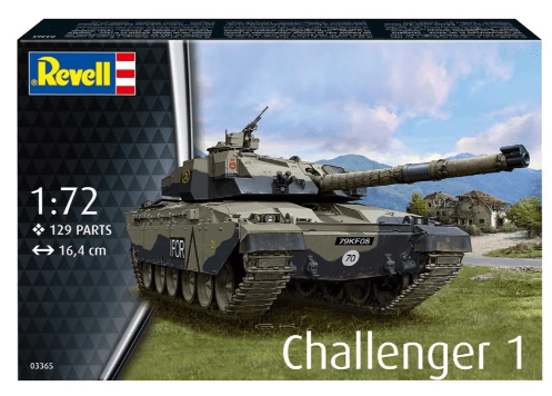 Revell 1/72 Challenger 1 Plastic Model Kit [03365] - Hobbytech Toys