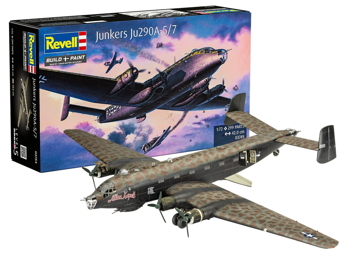 Revell 1/72 Junkers Ju 290 A-5 Seeadler model kit 03754