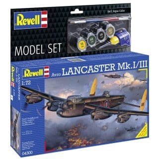 Revell 1/72 Lancaster Mk.I/III Plastic Model Gift Set - Hobbytech Toys