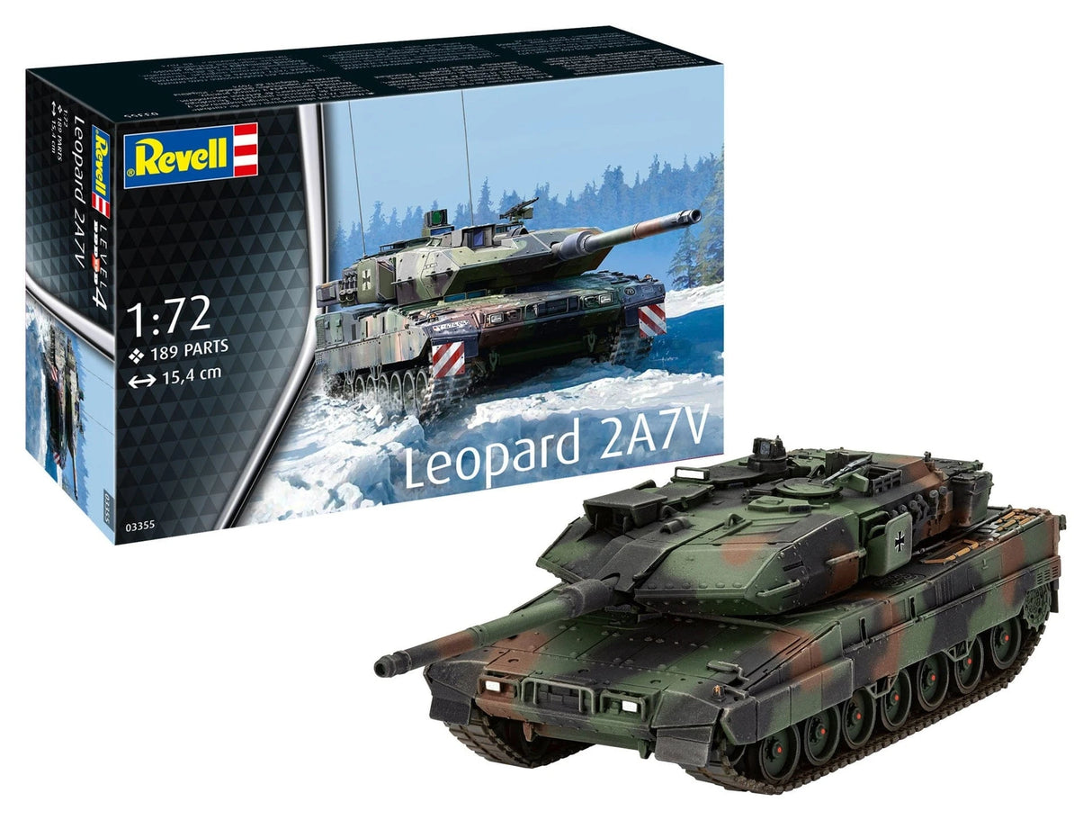Revell 1/72 Leopard 2A7V Plastic Model Kit [03355] - Hobbytech Toys