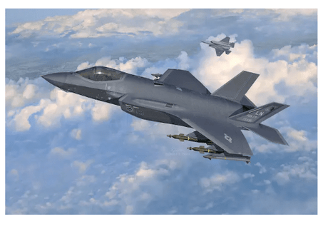 Revell 1/72 Model Set Lockheed Martin F - 35A Lightning II Plastic Model Kit [63799] - Hobbytech Toys