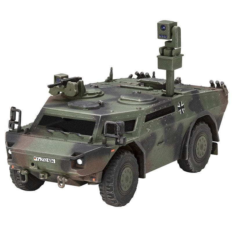 Revell 1/72 Spahwagen Fennek Armoured Vehicle Scaled Plastic Model Kit [03356] - Hobbytech Toys