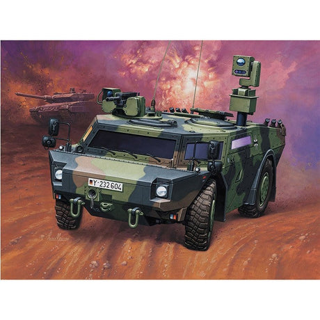 Revell 1/72 Spahwagen Fennek Armoured Vehicle Scaled Plastic Model Kit [03356] - Hobbytech Toys